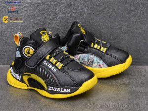 Кросівки дитячі L353 black-yellow Clibee чорний  оптом от Optomarket