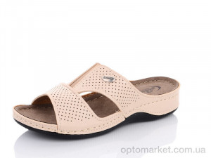 Купить Шльопанці жіночі L411 бежевий Lorin бежевий