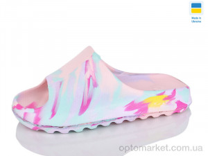 Купить Шльопанці жіночі L6 папуга-пудра Cross рожевий