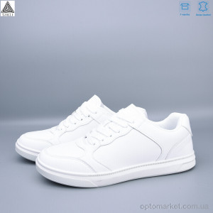 Кросівки чоловічі L60-1 шкіра Stilli білий оптом от Optomarket