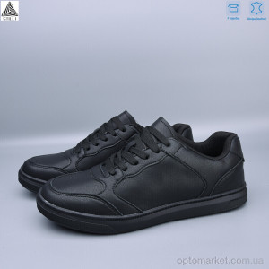 Кросівки чоловічі L60-2 шкіра Stilli чорний  оптом от Optomarket
