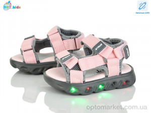 Купить Босоніжки дитячі L602-1-3 LED BBT рожевий