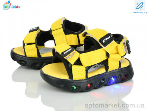 Купить Сандалі дитячі L602-1-6 LED BBT жовтий