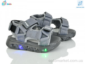 Купить Сандалі дитячі L602-1-9 LED BBT сірий