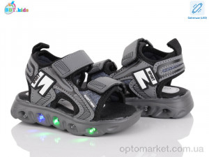 Купить Сандалі дитячі L603-1-1 LED BBT сірий
