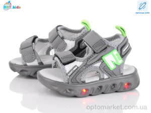 Купить Сандалі дитячі L603-1-2 LED BBT сірий