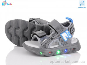 Купить Сандалі дитячі L603-1-7 LED BBT сірий