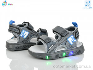 Купить Сандалі дитячі L603-2-7 LED BBT сірий