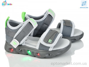 Купить Сандалі дитячі L606-2-1 LED BBT сірий