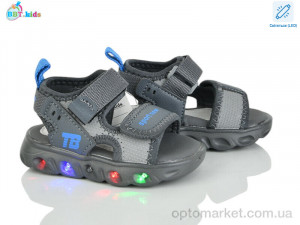 Купить Сандалі дитячі L609-1-1 LED BBT сірий