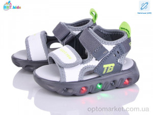Купить Сандалі дитячі L609-1-5 LED BBT сірий