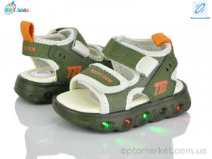 Купить Сандалі дитячі L609-1-6 LED BBT зелений