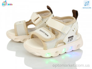 Купить Сандалі дитячі L609-1-9 LED BBT бежевий