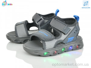 Купить Сандалі дитячі L609-2-1 LED BBT сірий