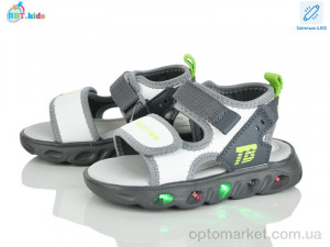 Купить Сандалі дитячі L609-2-5 LED BBT сірий