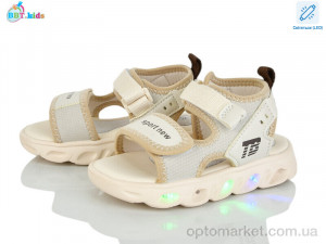Купить Сандалі дитячі L609-2-9 LED BBT бежевий