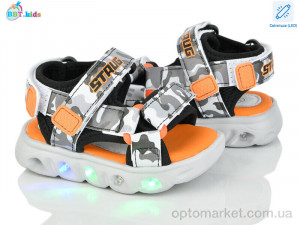 Купить Сандалі дитячі L612-1-3 LED BBT сірий