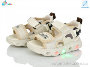 Купить Сандалі дитячі L615-1-2 LED BBT бежевий
