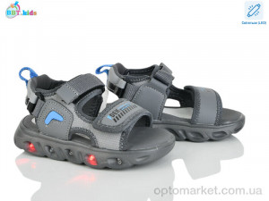 Купить Сандалі дитячі L615-2-5 LED BBT сірий