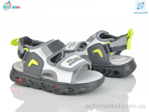Купить Сандалі дитячі L615-2-6 LED BBT сірий