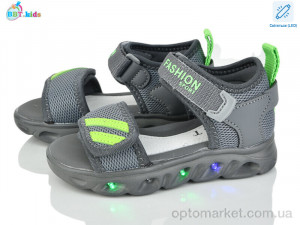 Купить Сандалі дитячі L616-2-5 LED BBT сірий