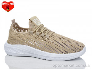Купить Кросівки чоловічі L68-5 Jiao Li Mei бежевий