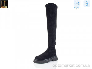 Купить Ботфорти жіночі L807 Lilin чорний