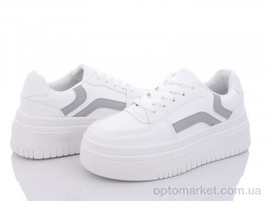 Купить Кросівки жіночі L982-3 white-grey L.B. білий