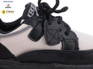 Кросівки дитячі LB68 white-black Apawwa білий  оптом от Optomarket