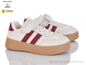 Купить Кросівки дитячі LB822 wine Clibee бежевий
