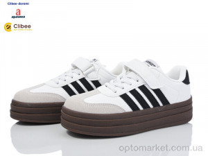 Купить Кросівки дитячі LC830 grey-black Clibee білий