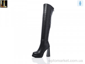 Купить Ботфорти жіночі LCA971-1 Lilin чорний