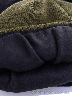 Шапка чоловічі LEN17 mix флис Red Hat мікс  оптом от Optomarket