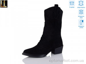 Купить Чоботи жіночі LM-RK1143P-2P Lilin чорний