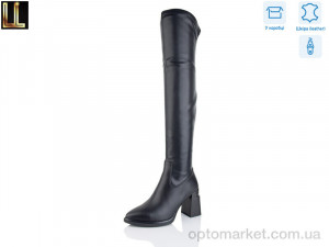 Купить Ботфорти жіночі LM-RM1053-1P Lilin чорний