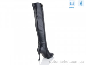 Ботфорти жіночі LM-RZ3254-1 Lilin чорний  оптом от Optomarket
