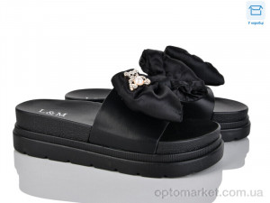Купить Шльопанці жіночі LM21-1 L&M чорний