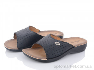Купить Шльопанці жіночі Lorin-1 синий Lorin чорний