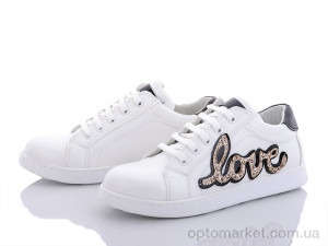 Купить Кросівки жіночі Love white Mona Lisa білий
