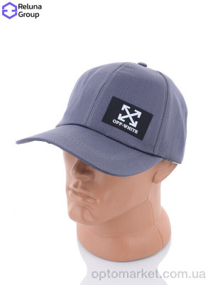 Кепка чоловічі LR007-4 grey O.f white сірий  оптом от Optomarket