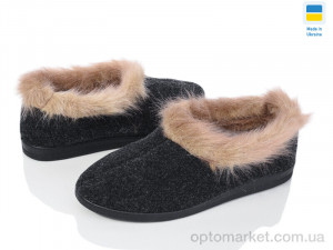 Купить Капці жіночі Луцьк N24 чорний Vladimir чорний