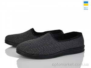 Купить Капці чоловічі Луцьк з задніком N34 сірий хутро Vladimir сірий