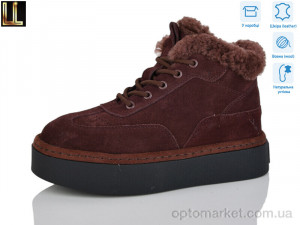 Купить Черевики жіночі LX0073-4 Lilin коричневий