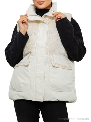 Купить Жилетка жіночі M01 (11959) milky Yanpai бежевий