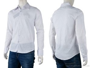 Сорочка чоловічі M1007 (12178) white Bendu білий  оптом от Optomarket