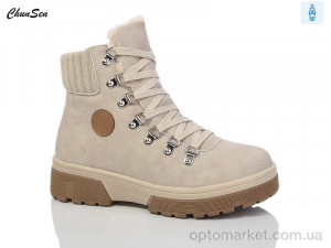 Купить Черевики жіночі M101R-7 Chunsen бежевий