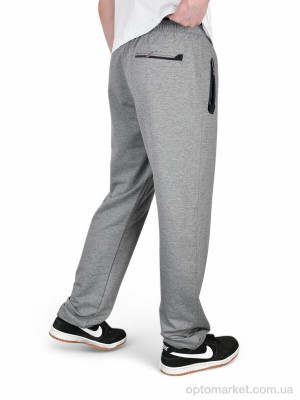Спортивні штаны чоловічі M141 melanj MIXTIM сірий  оптом от Optomarket