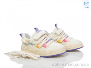 Купить Кросівки дитячі M2313 beige-violet Babaya kids бежевий
