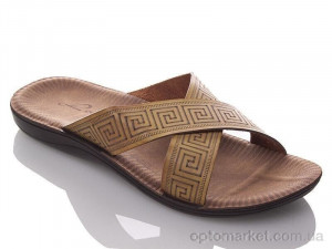 Купить Шльопанці чоловічі M2380 camel Demur жовтий