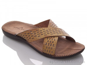 Купить Шльопанці чоловічі M2381 camel Demur жовтий
